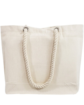 beach canvas tote bag