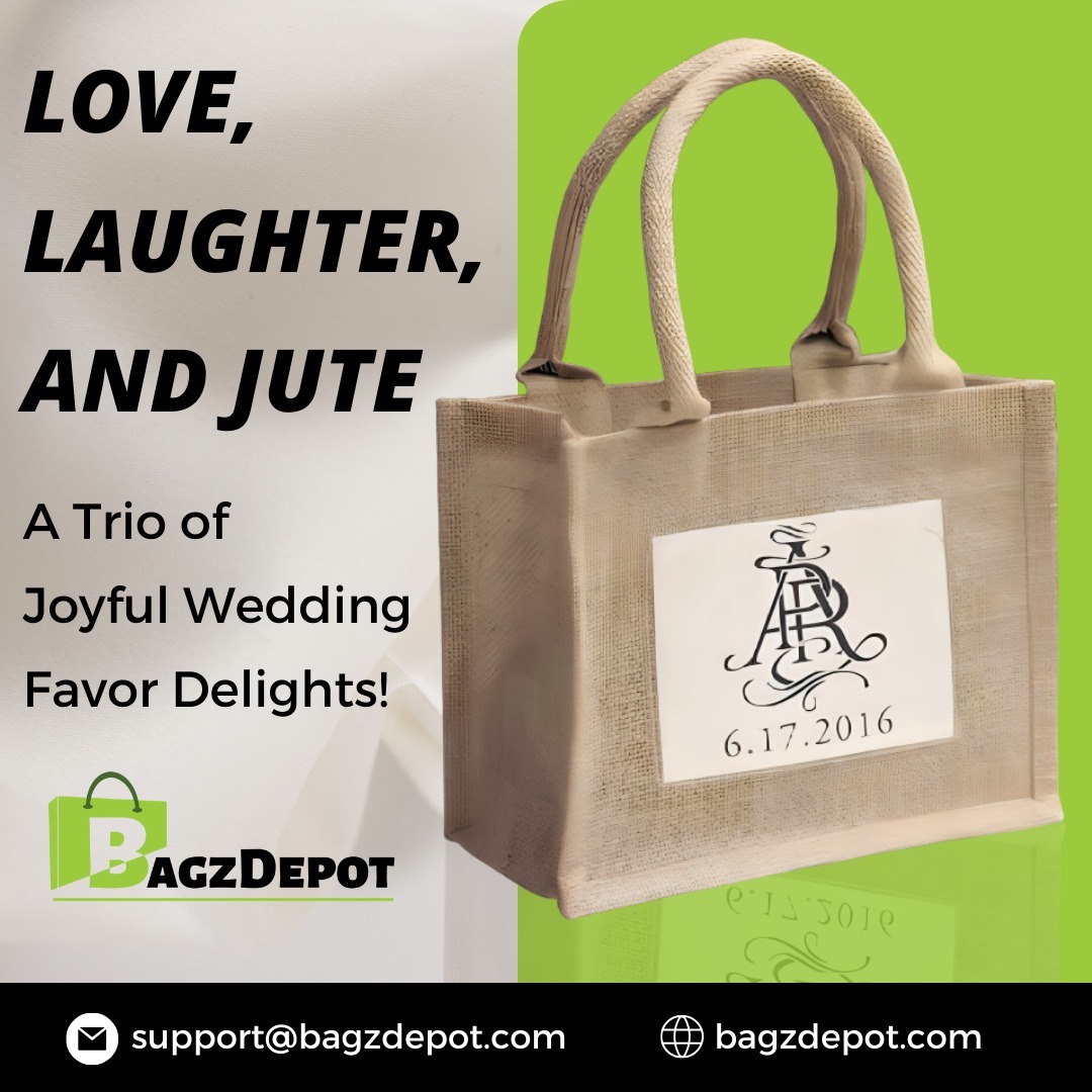 Jute Burlap Gift Bags and Favor Bags
