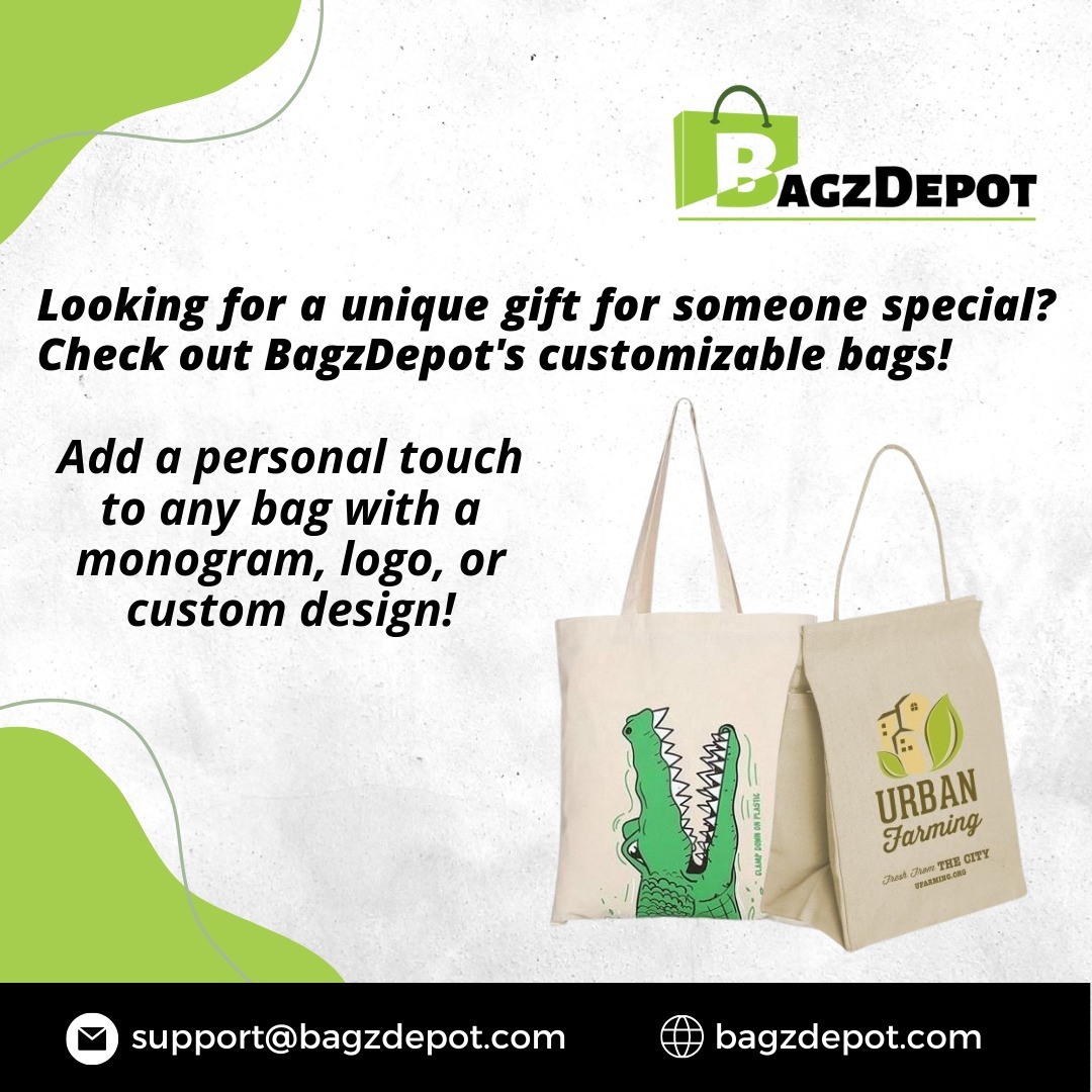 Wholesale Custom Tote Bags: Elevate Your Brand with Personalized Fashion -  BagzDepot